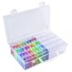 thumbnail image 2 of 2X Caja de Almacenamiento de Pintura de Diamante de 64 Rejillas, Caja Organizadora Portátil de Cuentas de Semillas, Contenedor de Plástico para Decoración de Uñas DIY, 2 of 5