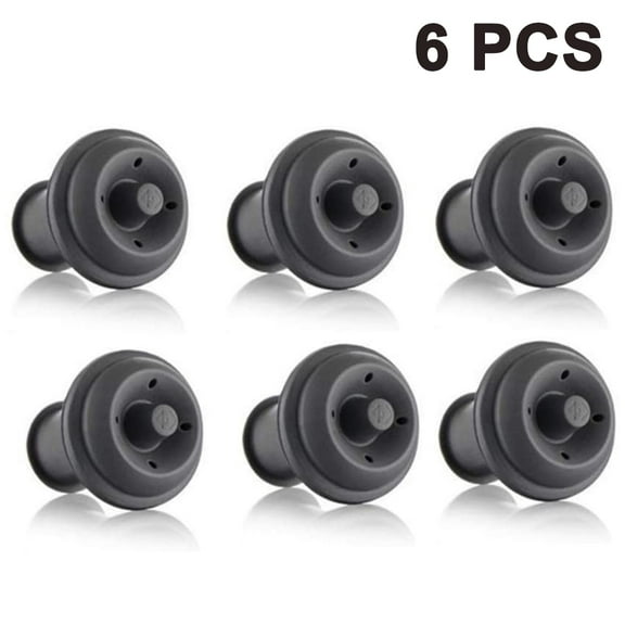 6 piece set Wine Saver, Vacuum Stoppers, Wine Stopper, Reusable Bottle Sealer Keeps Vacuum pump stopper