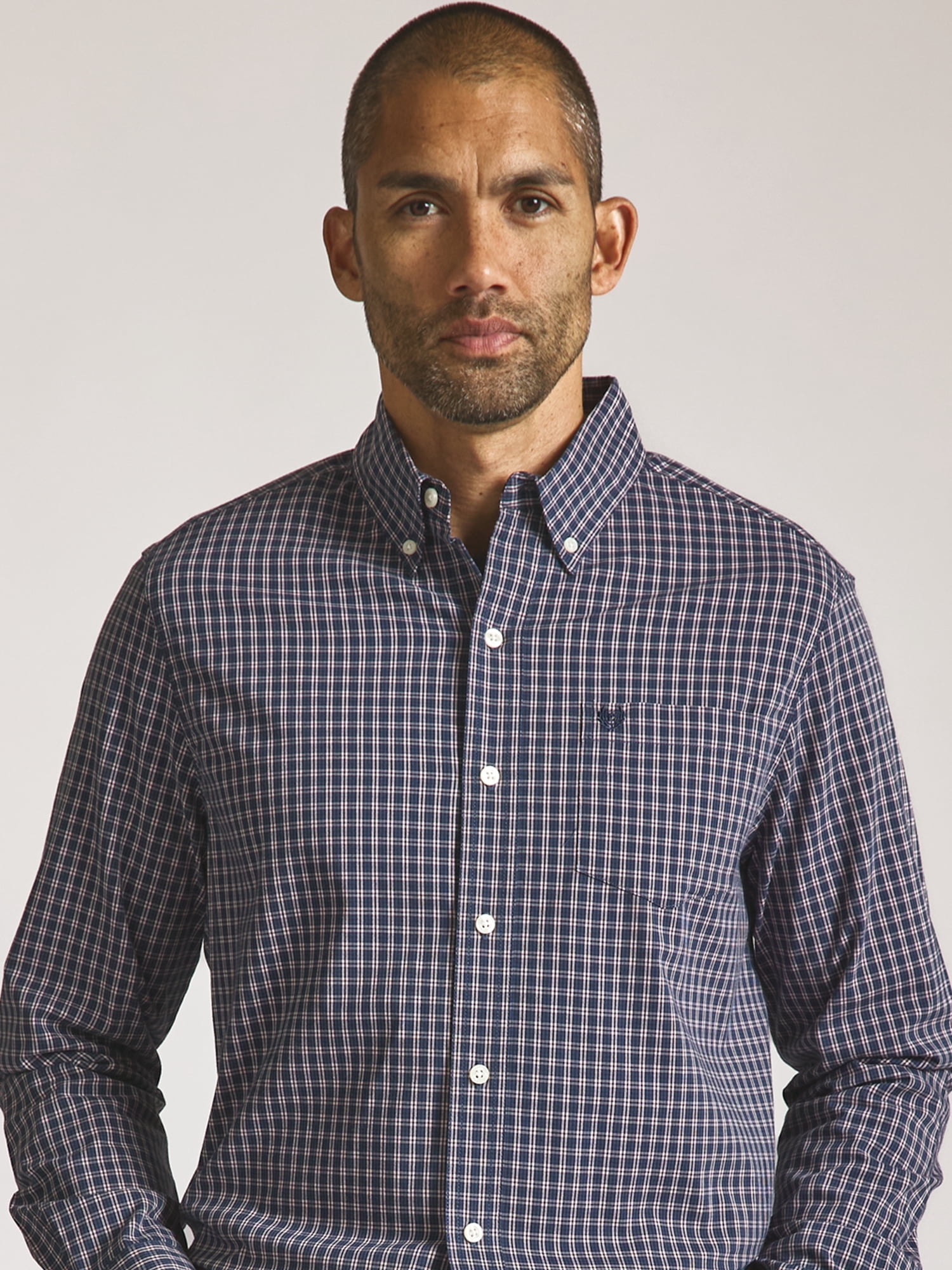 Chaps Men’s and Big Men’s Easy Care Long Sleeve Shirt, Sizes S–2XL