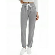 Fantaslook Casual Womens Sweatpants Lounge Travel Pants Elastic Waist Drawstring Joggers with Pockets Athletic Outfits
