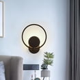 thumbnail image 5 of Ring Wrought Iron Led Wall Lamp Acrylic Lampshade High Translucent Bedside Lamp Living Room Corridor Lamp Decoration Dining Room Bedroom, 5 of 5