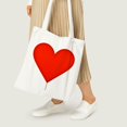 thumbnail image 5 of COMIO  Rainbow Heart Of Hearts Tote Bag Canvas Tote, 5 of 5