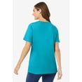 thumbnail image 2 of Woman Within Plus Size Perfect Short-Sleeve Scoopneck Tee, 2 of 6