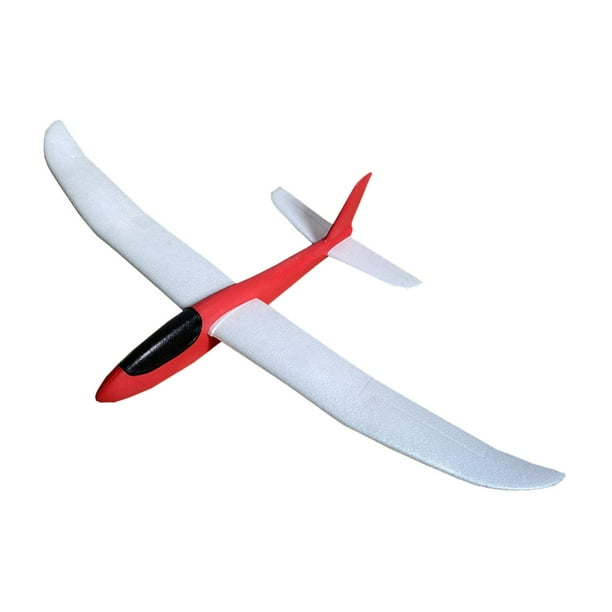 Juguete de avion planeador avion planeador lanzador grande regalo de cumpleanos modelo de avion volador avion lanzado a mano para principiantes rojo Bodega Aurrera en linea