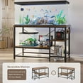 thumbnail image 3 of Bestier Support d'Aquarium de 55 Gallons avec Prises Électriques, Étagère de Rangement Réversible en Métal Robuste à 3 Niveaux pour Aquarium, 3 of 7
