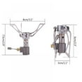 thumbnail image 4 of Mini Camping Stove Burner Gas Folding Mini Ultralight Outdoor Portable With Bag, 4 of 9