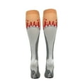 thumbnail image 3 of Unisex Shark Bite Funny Novelty Compression Socks for Women and Men, 3 of 4