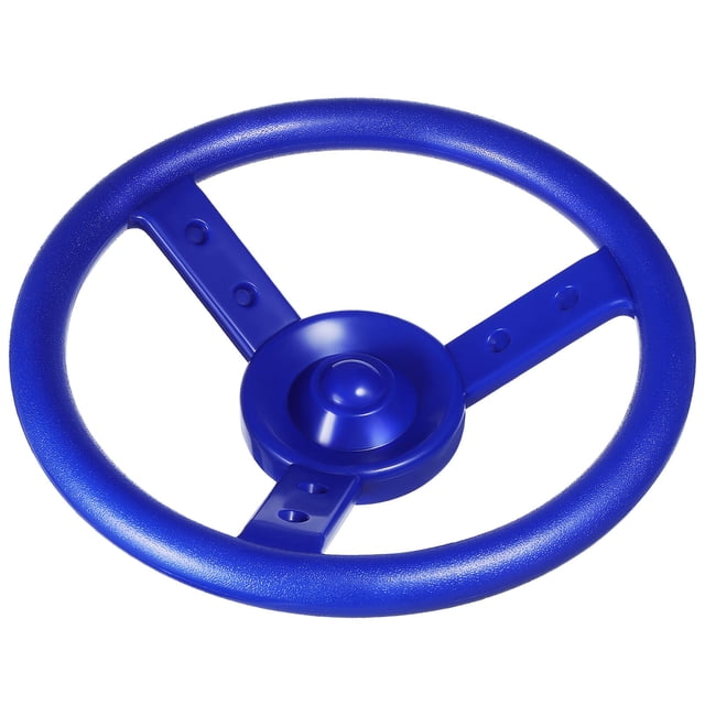 GOOHOCHY Dark Blue Plastic Steering Wheel Attachment for Swings Versatile Outdoor Playground Accessory