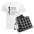 thumbnail image 6 of CafePress - Medical Student Because... Men's Light Pajamas - Men's Light Loose Fit Cotton Pajama Set, 6 of 7