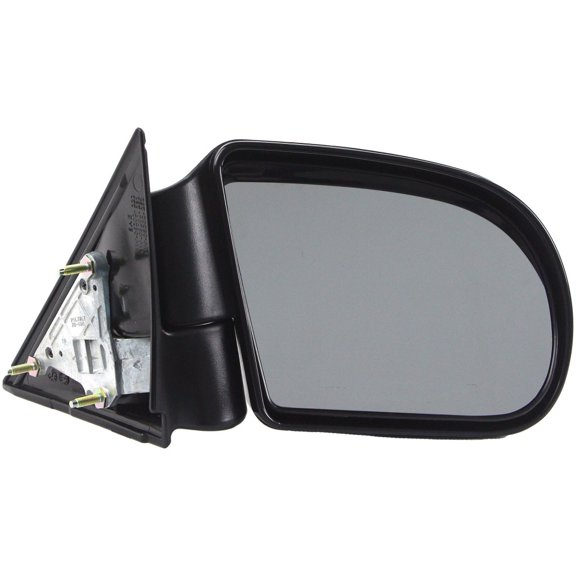 KarParts360 For Chevy Blazer/S10 1999 2000 2001 2002 Door Mirror | Plastic Housing | Screws Attachment Type | Convex Shaped | Foldaway | Rectangular Shape | For 15024358