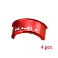 thumbnail image 3 of Sonducket 4 uds/1 Juego de cuñas de manillar de bicicleta de aleación de aluminio 25,4mm a 31,8mm conversiones de bicicleta de montaña Ciclismo rojo Sonducket CZ7713-01, 3 of 6