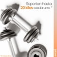 thumbnail image 4 of Par De Barras Cromadas Para Mancuerna Y Pesas Ajustables Gym JM1911 Pitipa Barras, 4 of 8