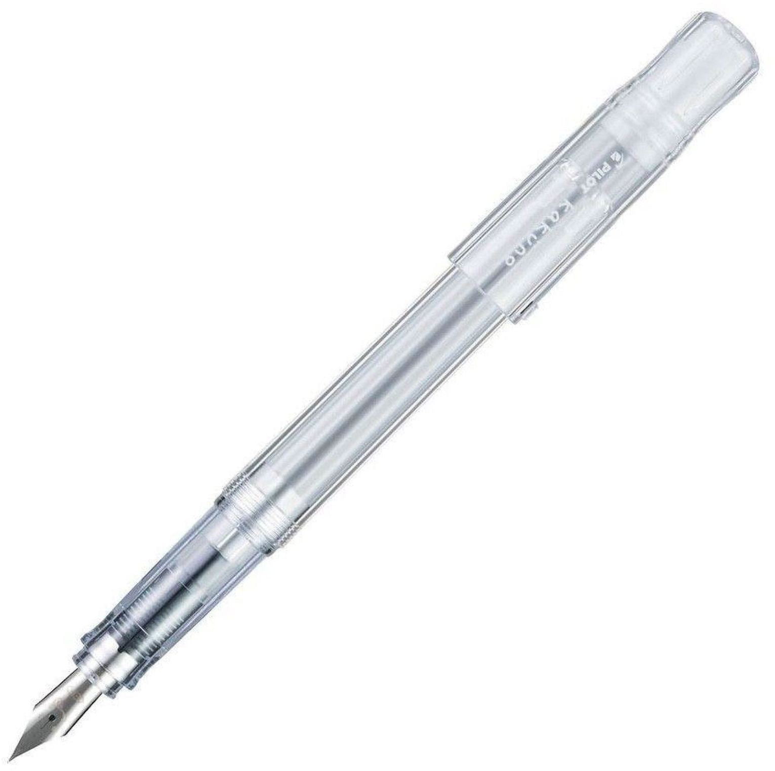 Robijn Dreigend Concessie PILOT Kakuno Fountain Pen, Clear Barrel, Extra Fine Nib (10816) -  Walmart.com