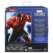 Marvel Legends Series Red Hulk, Captain America: Brave New World Deluxe Action Figure (6”)