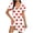 #0355-White, variant on Nightgowns for Women Button Down Night Gowns Short Sleeve Sleep Shirt V Neck Nightshirt Soft Sleepwear Pajams