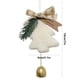 thumbnail image 3 of Adorno para árbol de Navidad | Decoración colgante flocada, blanco rojo marrón, 7,08x3,14 in | Colgante reutilizable duradero, decoración navideña interior para exteriores, fácil de colgar | Acento, 3 of 6