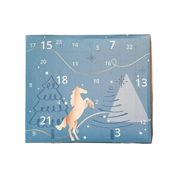 Horse Countdown Set Advent Calendar With 24 Surprise Boxes Holiday For Kids Christmas Party