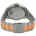 Guess Odyssey Black Dial Two Tone Steel Strap Watch For Men - W1107G6