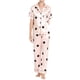 thumbnail image 1 of Camisón de Mujer Gibobby Conjunto de Pijamas Lencería Seda Sintética Rosa XL, 1 of 5