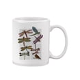 thumbnail image 1 of Dragonflies On Paper Mug - Fab Funky Designs,, 1 of 4