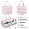 thumbnail image 2 of Large Capacity Tote Bag,Princess Castle Cloud Pattern Handbag Fashion Luxury Tote Bag,15.7"x13"x 5.1" Inches,Laptop Compatible, 2 of 6