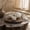 Brown-5B, variant on MMJ Wooden Tray Platter Decorative Round Serving Plate Deep Recessed Bowl Smooth Edge Snack Fruit Jewelry Organizer Coffee Table Tea Room Living Room Home Decor 10.24x10.03in