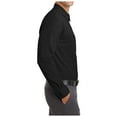 thumbnail image 3 of Yellow Rooster Male Dimension Knit Mens Dress Shirt Black S, 3 of 7