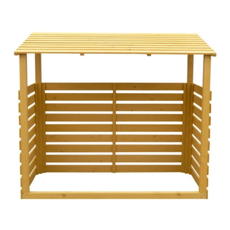 leisure season firewood shed - walmart.com