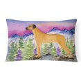 thumbnail image 1 of Carolines Treasures SS8327PW1216 12 x 16 in. Rhodesian Ridgeback Decorative Indoor & Outdoor Fabric Pillow, 1 of 3