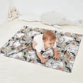thumbnail image 2 of Halloween Ghosts and Witchy Elements Blanket,Comfortable Soft Flannel Throw Blanket,All Season,Warm Lightweight Blankets for Sofa Bed Couch Living Room Chair,30"x40", 2 of 4