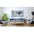 thumbnail image 3 of Epic Graffiti 'Rustic Cow' by Irena Orlov, Canvas Wall Art, 60"x40", 3 of 3