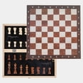 thumbnail image 3 of Tablero de ajedrez de madera magnético yeacher Juego de ajedrez internacional plegable 11.4x11.4in, 3 of 8