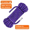 thumbnail image 2 of AOLEBA 10.5 mm Static Climbing Rope 10M(32ft) 20M(64ft) 30M(96ft) 50M(160ft) 70M(230ft) Outdoor Rock Climbing Rope, Escape Rope Ice Climbing Equipment Fire Rescue Parachute Rope, 2 of 6