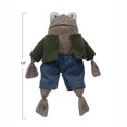 thumbnail image 4 of Creative Co-Op Cotton Frog in Shirt and Shorts, 4 of 4