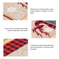 thumbnail image 4 of facefd Xmas Table Insulation Mat Pattern Cup Coaster Cloth Anti-Scalding Plate Mug Bowl Pad Party Home Room Decoration Supplies, 4 of 5