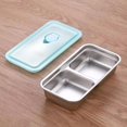thumbnail image 3 of Snack Containers with Lids - Camping Condiment Containers | Stainless Steel Box with Lid for School, Food, Picnic, Travel, Camping, Beach, Work and Vacation,A, 3 of 9