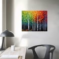 thumbnail image 3 of GOSMITH Abstract Colorful Tree of Life Painting Canvas Wall Art Big Tree Branches Picture Poster Prints for Living Room Home Decor Wrapped, 3 of 4