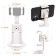 thumbnail image 4 of Soporte para teléfono con seguimiento automático, soporte de seguimiento para el cuerpo y la cara con rotación de 360°, trípode de seguimiento para grabación de Vlog, transmisión en vivo, batería inco, 4 of 5