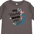 thumbnail image 4 of Inktastic My Nana Loves Me Granddaughter Girls Long Sleeve Toddler T-Shirt, 4 of 5