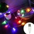 thumbnail image 3 of LED String Lights Outdoor Star Chain Lights Garland Lights Bulb Fairy Lights Party Home Wedding Garden Christmas Decor, 3 of 5