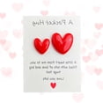 thumbnail image 4 of SeekLGT Pocket Hug Heart Token with Card Heart Shaped Token Thinking of You Encouragement Gift 1-Count, 4 of 9