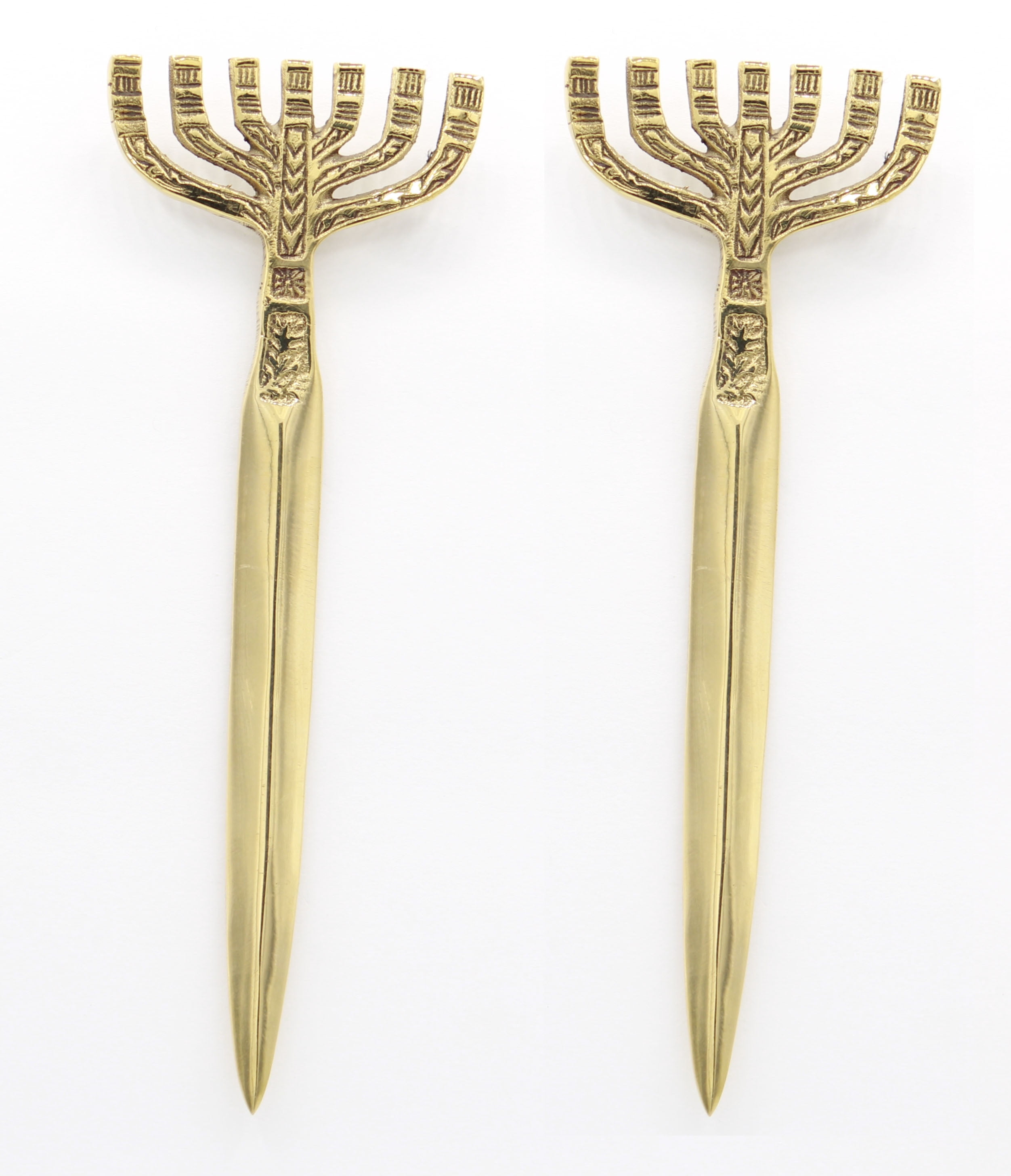 1 Set of 2 pcs Handmade Vintage Collection Brass Mail Opener, Envelope