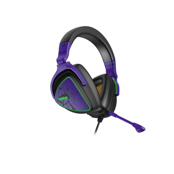 Auriculares Gamer ASUS Delta S Eva 7.1 Alámbrico 1.5m USB Morado