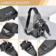 thumbnail image 4 of FSD.WG Mochila de Hombre Bolso Cruzado Multifuncional Bolsa de Viaje para Senderismo Diseño Impermeable Estilo Clásico Simple para el Uso Diario, 4 of 6