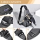 thumbnail image 4 of FSD.WG Mochila de Hombre Bolso Cruzado Multifuncional Bolsa de Viaje para Senderismo Diseño Impermeable Estilo Clásico Simple para el Uso Diario, 4 of 6