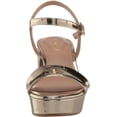 thumbnail image 2 of Bandolino Womens Pennie 3 Block Heel Ankle Strap Platform Heels, 2 of 7