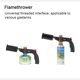 thumbnail image 5 of lanzallamas Antorcha de gas portátil de alta potencia para acampar, quemadores portátiles para exteriores, herramienta para quemar carbón, Picnic, barbacoa, cocina, lanzallamas Abanopi  lanzallamas, 5 of 7