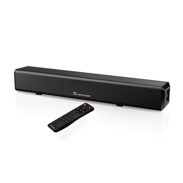 Wohome Sound Bar 16-Inch 50W Soundbar for TV, with Bluetooth with Subwoofer, 3D Surround Sound, 5EQs, Optical/Aux/USB Connection, S88 Walmart.com