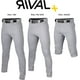 thumbnail image 4 of Pantalón de béisbol Easton RIVAL+ gris/azul marino para jóvenes, talla M, 4 of 4