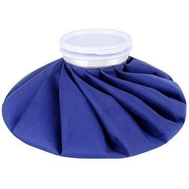 Reusable Ice Bag Hot Water Bag for Injuries, Hot & Cold Therapy and Pain Relief, Blue, (for Hot Therapy is 50-60/122-140)